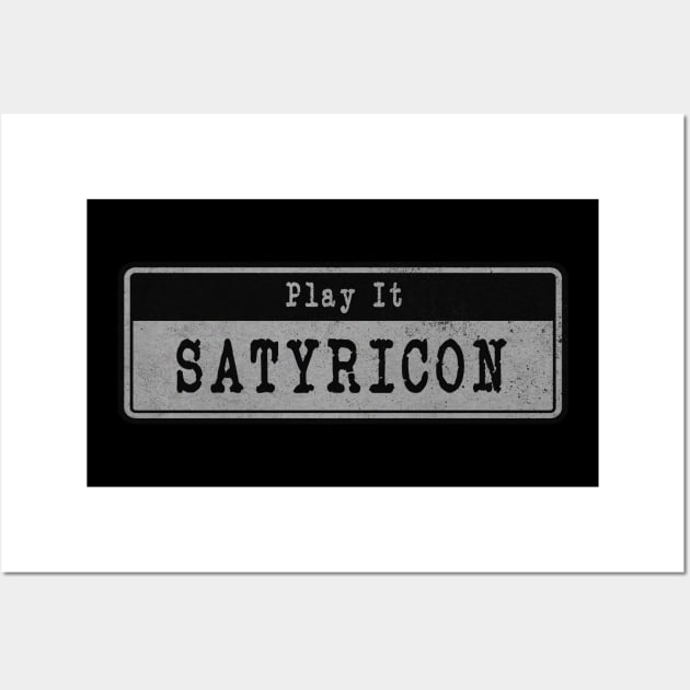 Satyricon // Vintage Fanart Tribute Wall Art by j.adevelyn